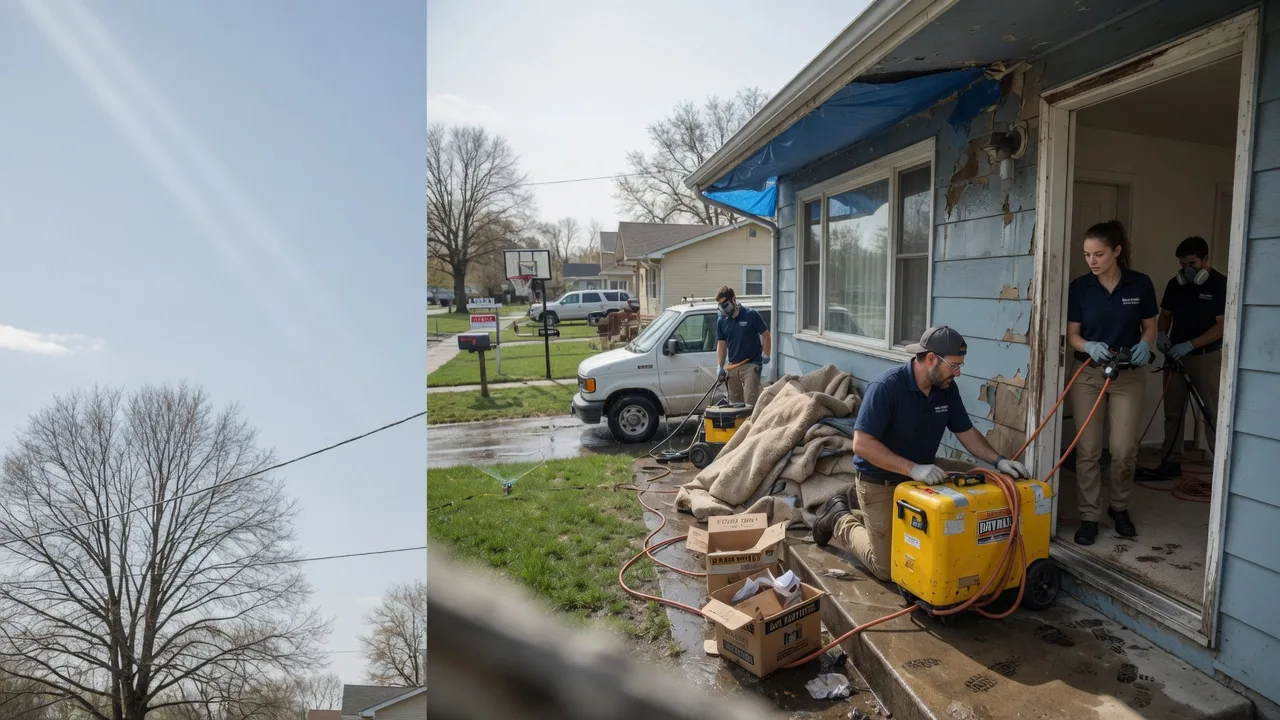 Basement Flood Cleanup in Upland, IN near me